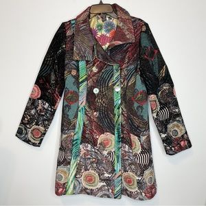 Desigual Multicolor Patterned Coat